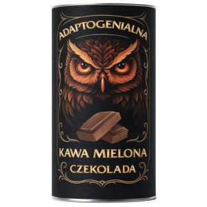 Adaptogenialna Kawa z ekstraktami grzybowymi - 100 g : Rodzaj - Mielona, Smak - Czekolada