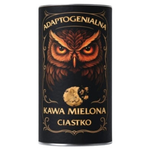 Adaptogenialna Kawa z ekstraktami grzybowymi - 100 g : Rodzaj - Mielona, Smak - Ciastko