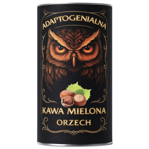 Adaptogenialna Kawa z ekstraktami grzybowymi - 200 g : Rodzaj - Mielona, Smak - Orzech