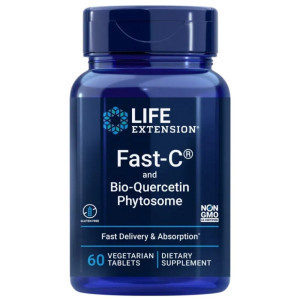 Life Extension Fast-C i Fitosom Bio-Kwercetyny - 60 tabletek