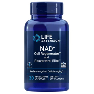 Life Extension NAD+ Cell Regenerator™ z resweratrolem 300 mg - 30 kapsułek
