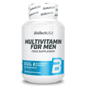 BioTech Multivitamin For Men (multiwitaminy dla mężczyzn) - 60 tabletek