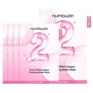 Numbuzin No.2 Regenerująca maska z kolagenem - 4 sztuki