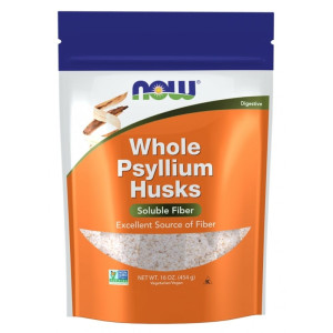 Now Foods Łuski babki płesznik - 454 g