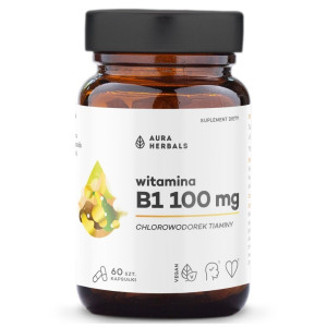 Aura Herbals Witamina B1 100 mg - 60 kapsułek