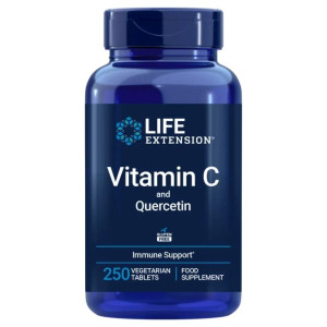 Life Extension Witamina C 1000 mg z fitosomem bio-kwercetyny - 250 tabletek