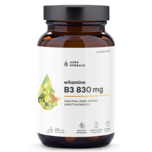 Aura Herbals Witamina B3 415 mg - 60 kapsułek