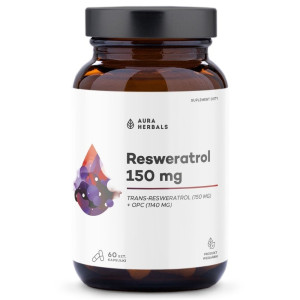 Aura Herbals Resweratrol 150 mg - 60 kapsułek