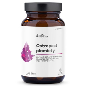 Aura Herbals Ostropest plamisty 300 mg - 90 kapsułek