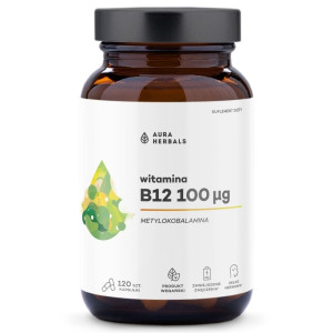 Aura Herbals Witamina B12 100 µg - 120 kapsułek