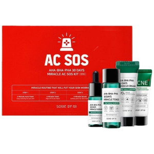 Some By Mi AHA BHA PHA 30 Days Miracle AC SOS - zestaw do skóry trądzikowej