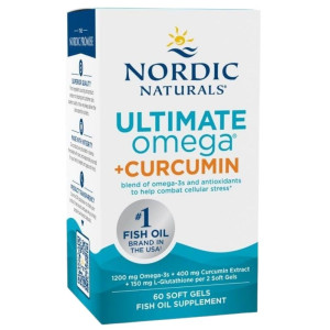 Nordic Naturals Ultimate Omega + Curcumin - 60 kapsułek