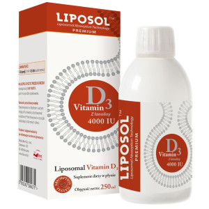 Liposol Liposomalna Witamina D3 4000 IU - 250 ml