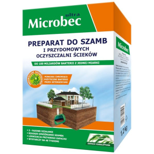 Bros Microbec ULTRA Preparat do szamb, zapach eukaliptusa - 1200 g