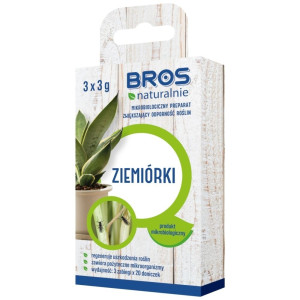 Bros Naturalnie Mikrobiologiczny preparat zwiększający odporność roślin - 3 x 3 g