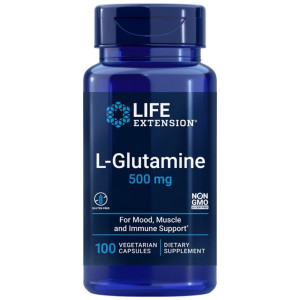 Life Extension L-Glutamina 500 mg - 100 kapsułek