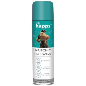 Happs Spray na pchły i kleszcze do legowisk - 250 ml