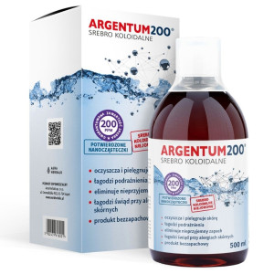 Aura Herbals Argentum200 Srebro koloidalne 200 ppm, tonik - 500 ml
