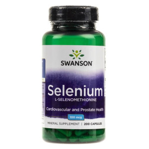 Swanson Selen (Selenometionina) 100mcg - 200 kapsułek