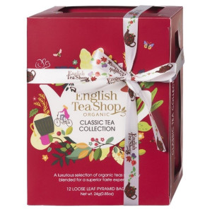 English Tea Shop Classic Tea Collection Red, Zestaw herbat - 12 piramidek