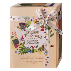 English Tea Shop Classic Tea Collection Beige, Zestaw herbat - 12 piramidek