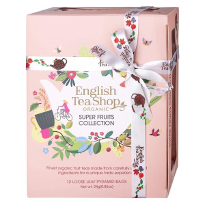 English Tea Shop Super Fruits Collection, Herbatki Superfood - 12 piramidek