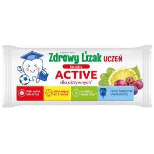 Starpharma Zdrowy Lizak Uczeń bez cukru active winogrono cytryna