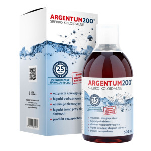 Aura Herbals Argentum200 Srebro koloidalne 25 ppm, tonik - 500 ml