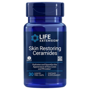 Life Extension Odbudowujące Skórę Ceramidy - 30 kapsułek