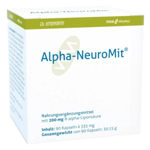 Dr. Enzmann Alpha-NeuroMit Kwas R-alfa liponowy 200 mg - 90 kapsułek