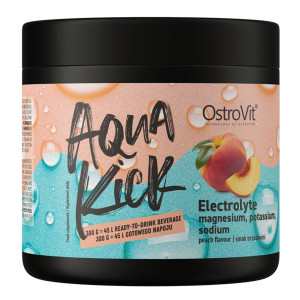 OstroVit Aqua Kick Elektrolity, brzoskwinia - 300 g