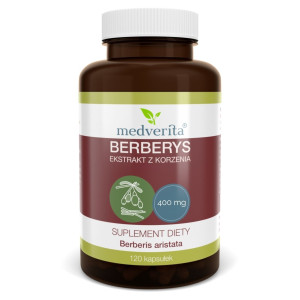 Medverita Berberys 400 mg - 120 kapsułek