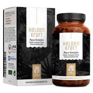 Naturtreu HeldenKraft Maca Complex 20:1 dla mężczyzn - 90 kapsułek