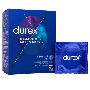 Durex Prezerwatywy Extra Safe Wzmocnione - 24 sztuki