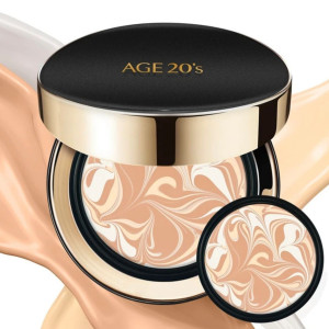 Age 20's Signature Essence Cover Pact Intense Cover SPF50+, Kompakt do makijażu : Odcień - #21 Light Beige