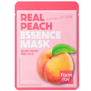 FarmStay Real Essence Maska w płachcie z ekstraktem z brzoskwini - 23 ml
