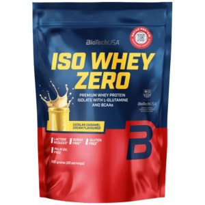BioTechUSA Iso Whey Zero Isolate, Karmel - 454 g