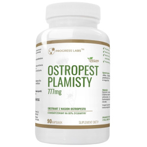 Progress Labs Ostropest Plamisty 777 mg - 90 kapsułek