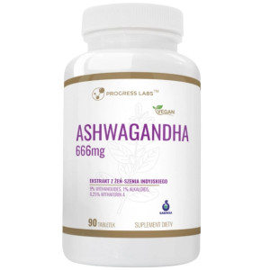 Progress Labs Ashwagandha 666 mg - 90 tabletek