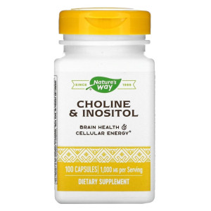 Nature's Way Cholina & Inozytol 250 mg - 100 kapsułek