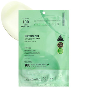 VT Cosmetics Reti-a Reedle Shot 100 2-etapowa hydrożelowa maska - 1,5 g + 33 g