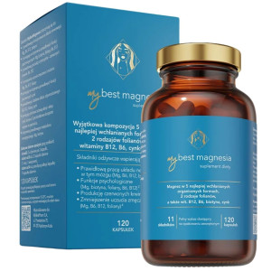 MyBestPharm MyBestMagnesia - 120 kapsułek