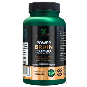 Lanco Nutritions Power Brain Combo - 60 kapsułek