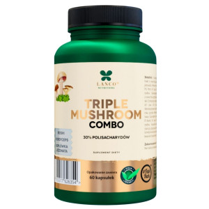 Lanco Nutritions Triple Mushroom Combo - 60 kapsułek