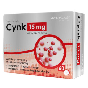 Activlab Pharma Cynk 15 mg - 60 tabletek
