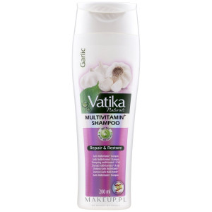 Vatika Naturals Garlic Regenerujący szampon z wyciągiem z czosnku - 400 ml