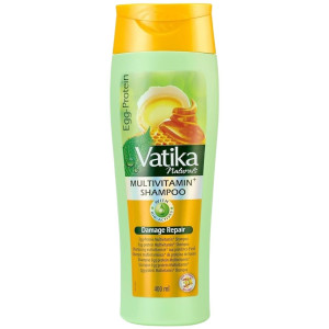 Vatika Egg Protein Multivitamin Regenerujący szampon z proteinami jajecznymi - 400 ml