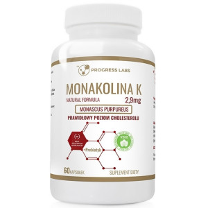 Progress Labs Monakolina K - 60 kapsułek