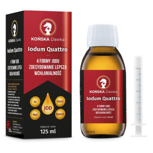 Końska Dawka Iodum Quattro, 4 formy jodu - 125 ml