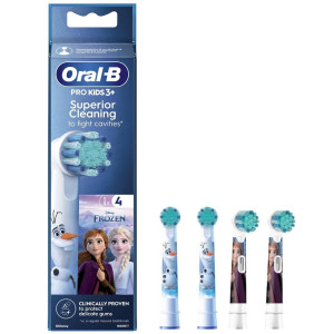 Oral-B Heads Frozen Końcówki do szczoteczki elektrycznej Kraina Lodu - 4 sztuki